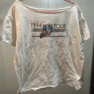Hollister Retro 1994 Road Race Championship Graphic Tee Moto Racing Shirt Medium